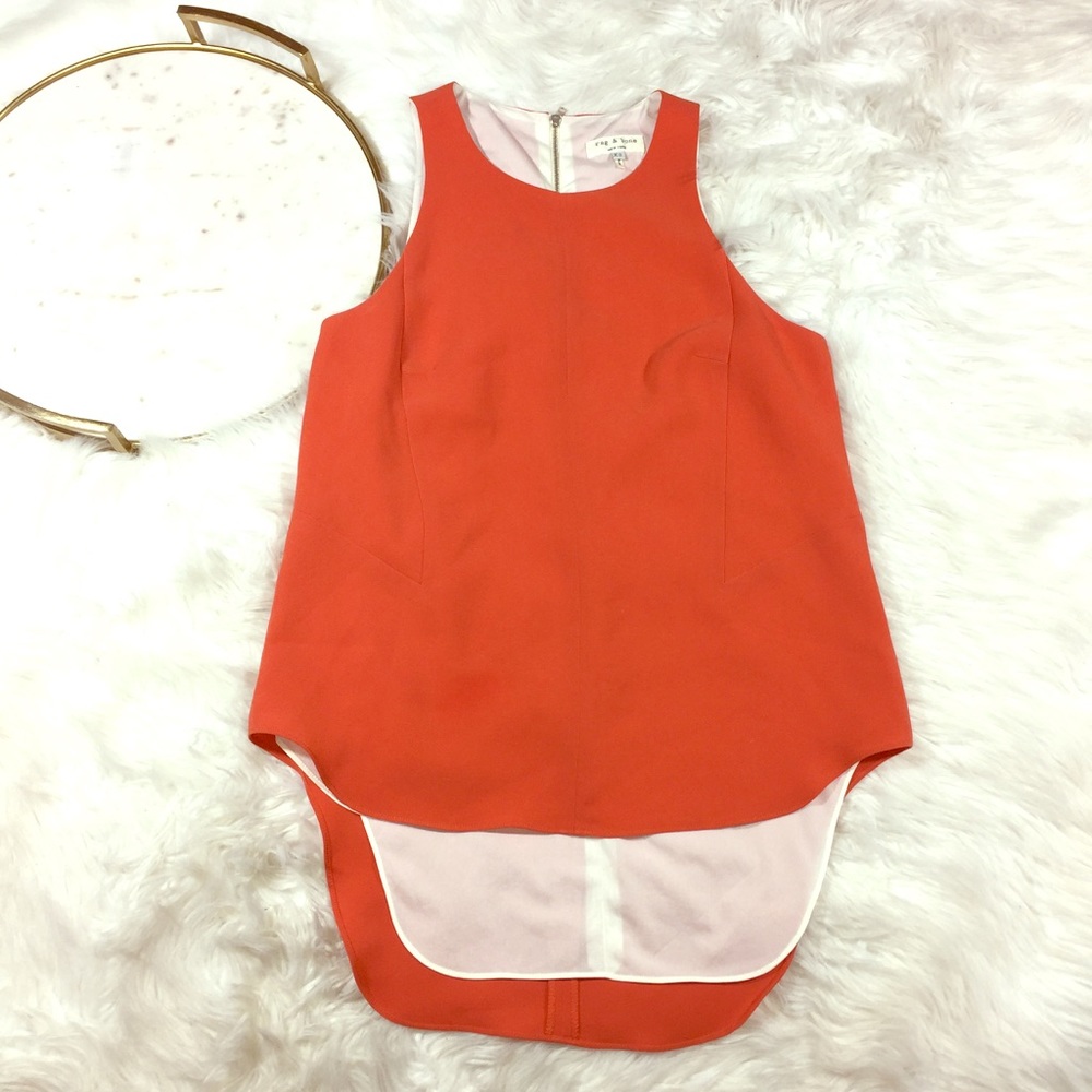 RAG & BONE High/Low Tank Top Sleeveless Blouse